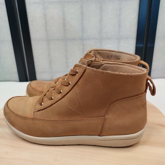 Vionic Shawna High Top Tan Comfort Weather Resistant Boots Women US 8.5 - Picture 6 of 16